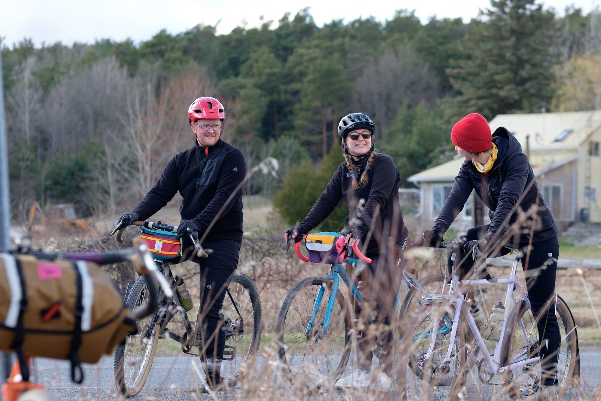 How do I carry my gear on a gravel ride?